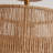 3-Light Coastal Jute Semi-Flush Mount Ceiling Light