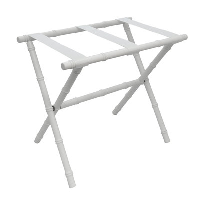 Folding Wood Bamboo Inspired Luggage Rack