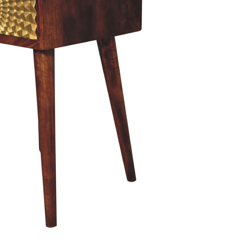 Kuziva 11.81'' W Solid Wood Nightstand