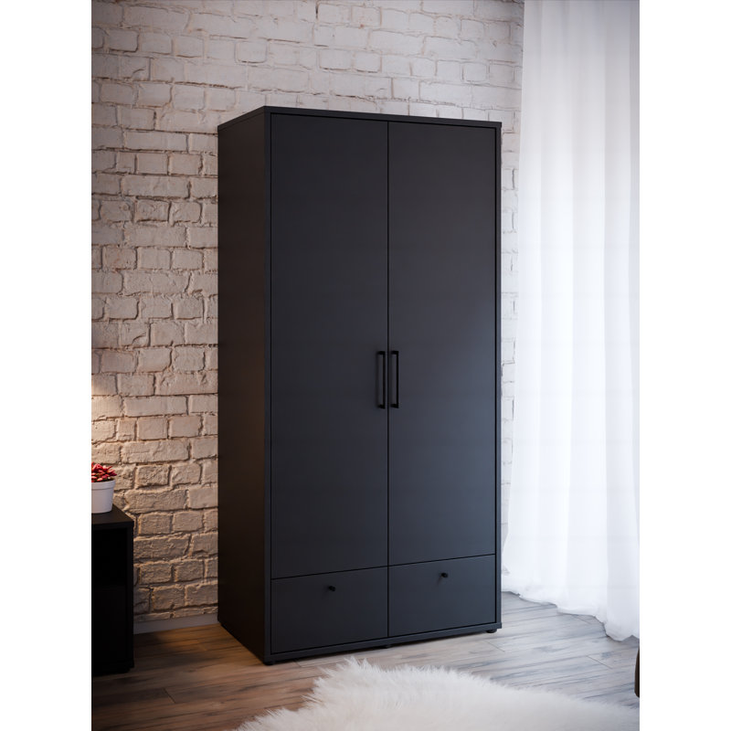 Reinout Manufactured Wood Wardrobe