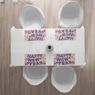 Polyester Abstract Rectangle Placemat