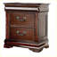 Table de chevet 2 tiroirs Traditional