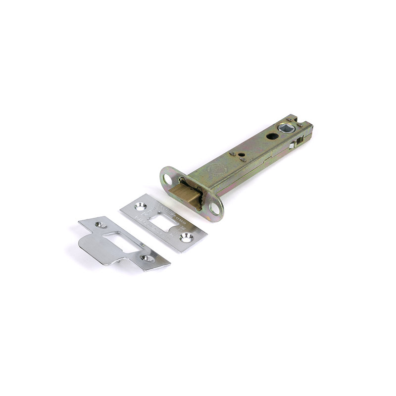 Aged Brass 5" Heavy Duty Latch, Satin Chrome