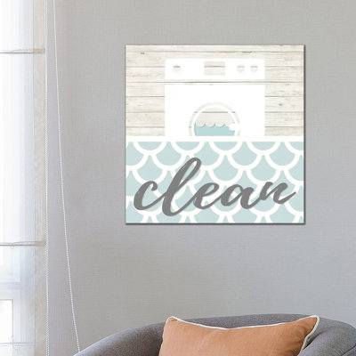 Clean 1 Piece Wrapped Canvas Wall Art