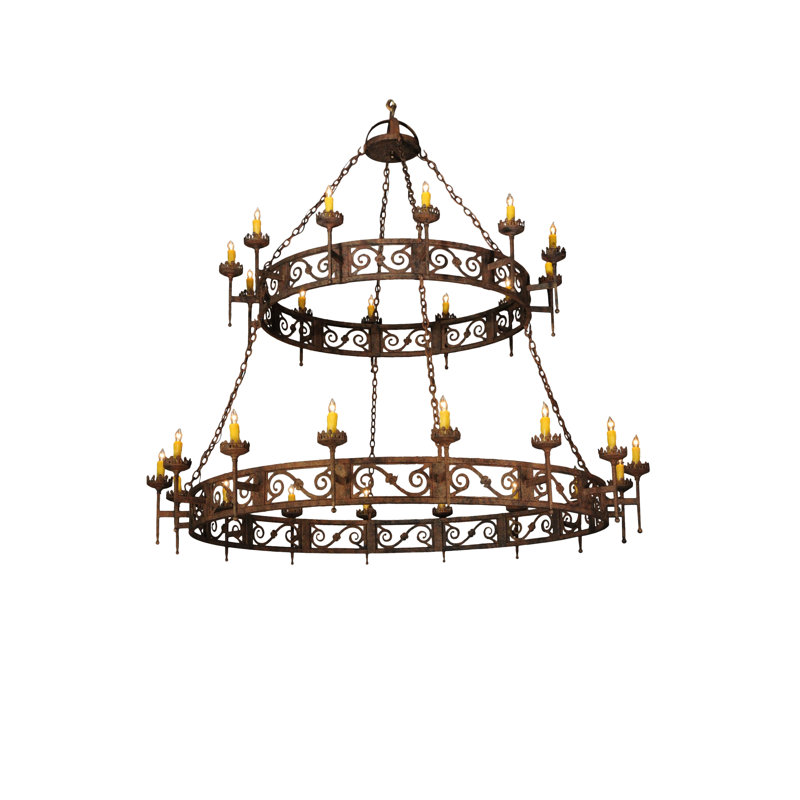Rustic Lodge 16 - Light Chandelier