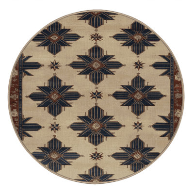Machine Washable Art Deco Brown Area Rug