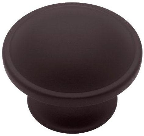 (5 Pack) 1-7/16 inch Round Knob, Antique Iron
