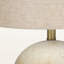 Lampe de table H 20 po Hallan, béton beige et abat-jour beige