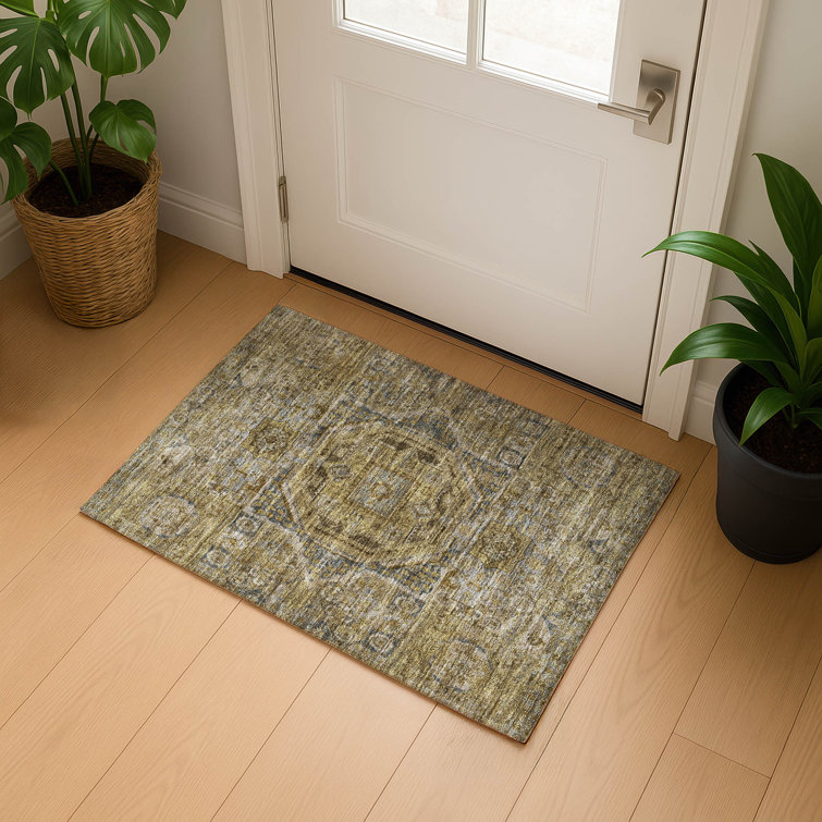 Premium Machine Washable Lubbers AMF1743 Global Rug