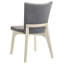 Chaise d'appoint rembourrée, ensemble de 2