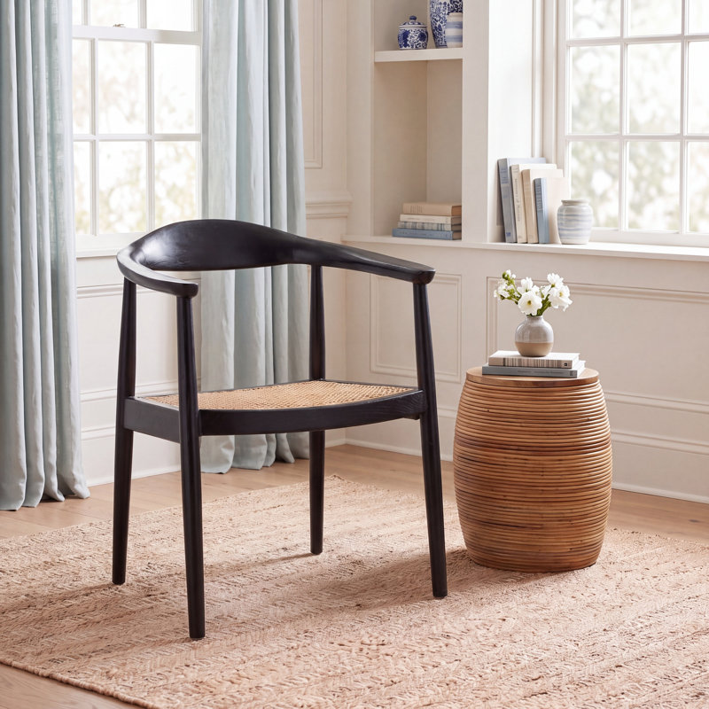 Fauteuil d'appoint Savina, Noir, noir, noir, noir