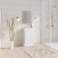Ensemble de meuble-lavabo autoportant 18,6 po avec plateau en céramique 18,6 po-985674380