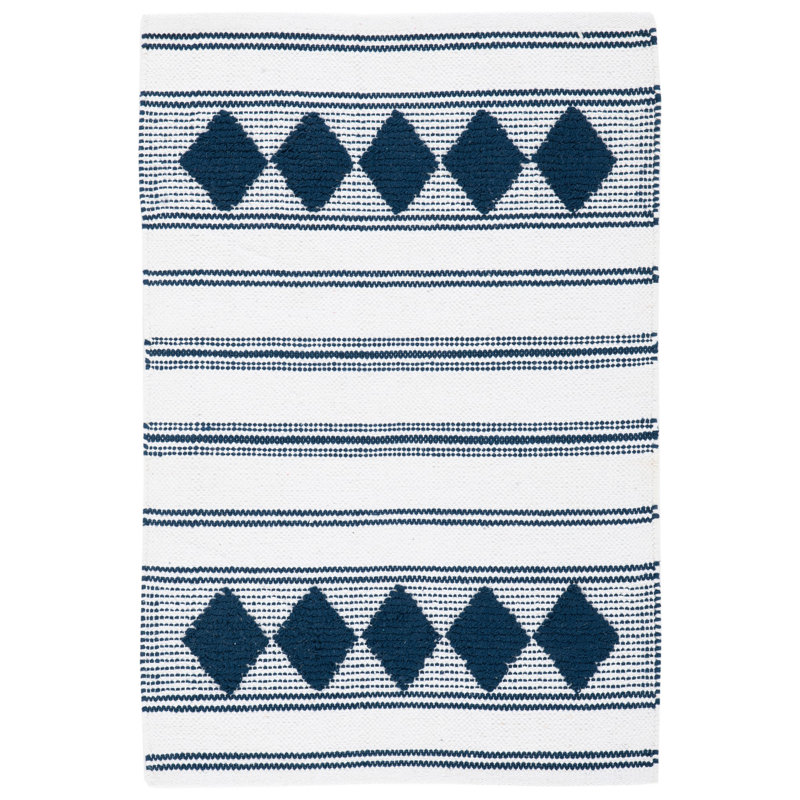 Tapis en coton tissé à plat Breckenridge, Rectangle 8 pi x 10 pi