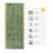 Custom Size Runner Rug Floral Scroll Green Low Pile Slip Resistant Runner Rugs by Feet-1402555374