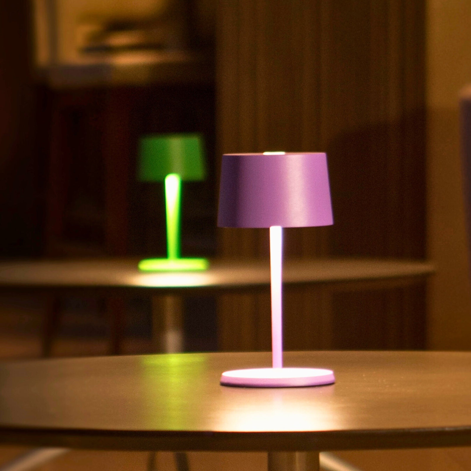 Zafferano America Olivia Table Lamp, Lilac