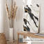 «Abstract Geode Black», reproduction d'art moderne sans cadre-254895051