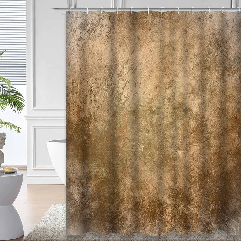 Toile brune brun clair avec 12 crochets Western Country, L 72 po x l 72 po