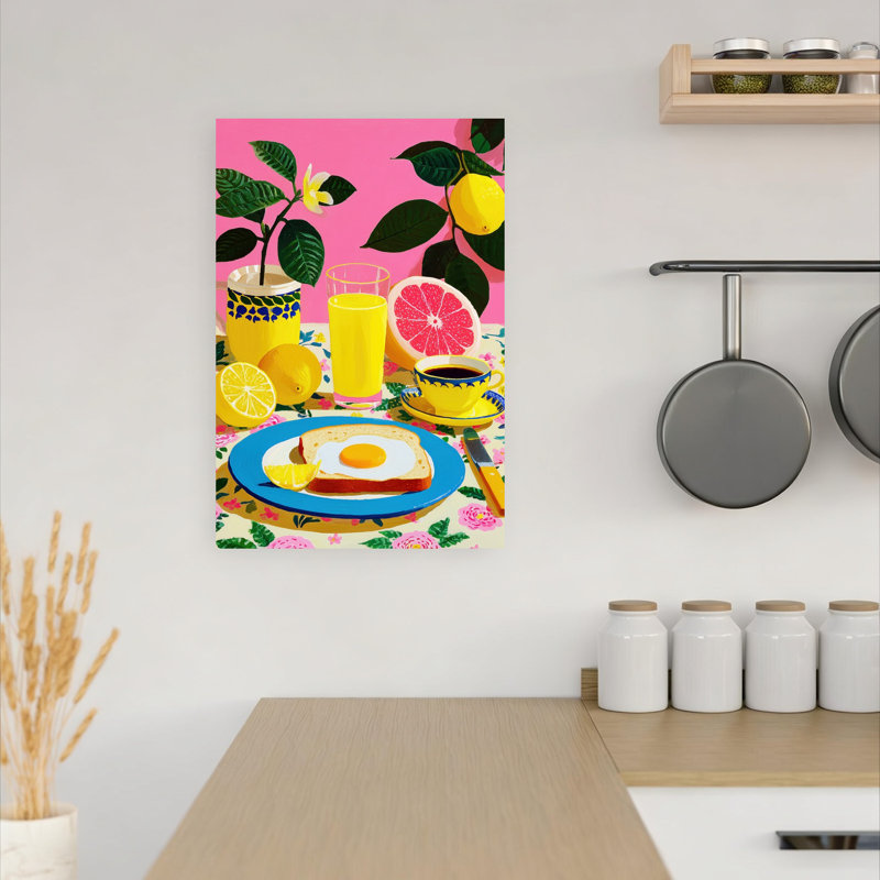 «Vibrant Citrus Petit déjeuner», H 18 po x l 12 po