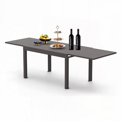 Table de salle à manger extensible pour l'extérieur