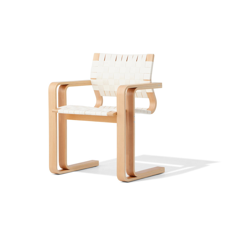 Chaise Flamingo, Naturel / Blanc