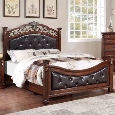 Vegan Leather Standard Bed
