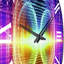 Horloge murale Waveform Spectrum Abstract Resonances-93383598