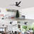 52” Black Built-in Ceiling Fan With Remote Control