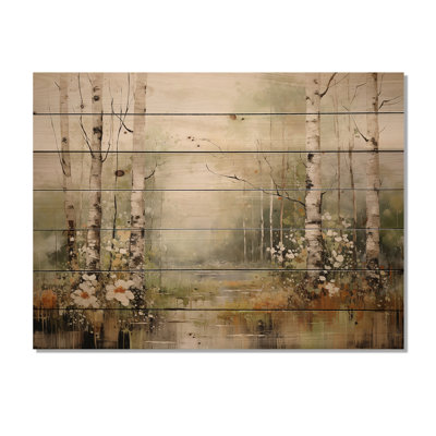 " Minimalism Forest Woods II "