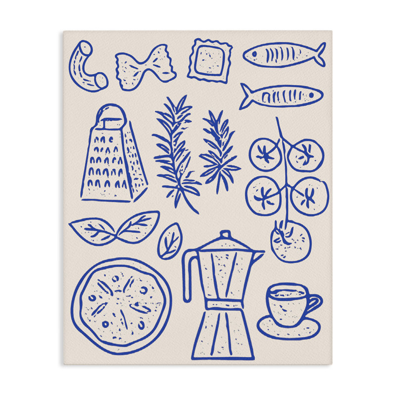 «Pasta & Espresso Simplicity» par Camila Juncos, H 48 po x l 36 po
