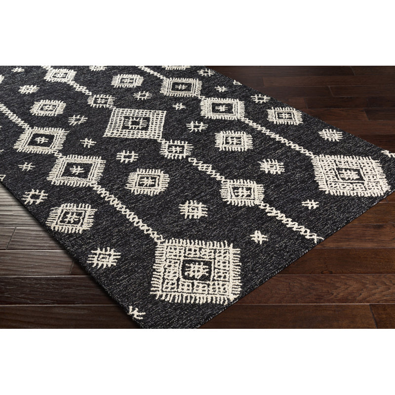 Sabra Wool Southwestern Area Rug, Rectangle 2' x 3'