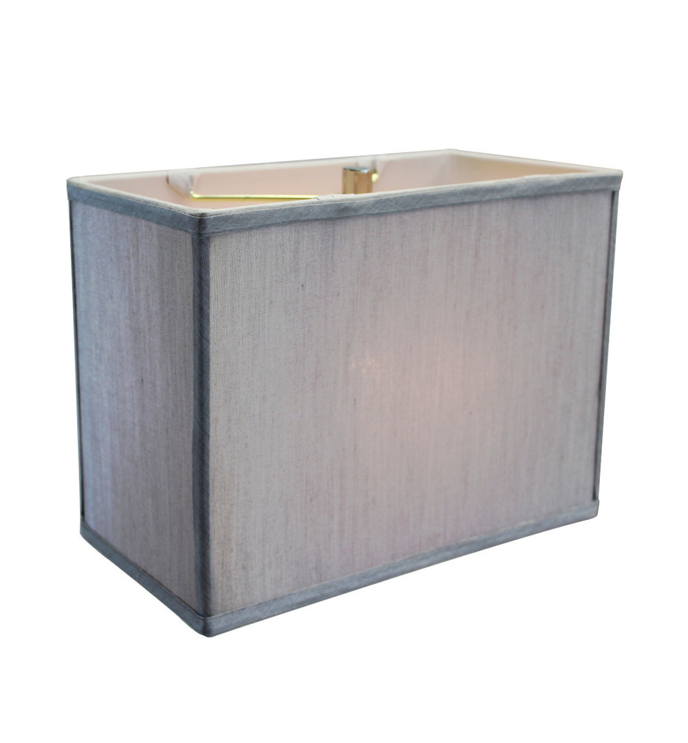 9'' H x 6.5'' W Linen Rectangle Lamp Shade Home Concept Inc