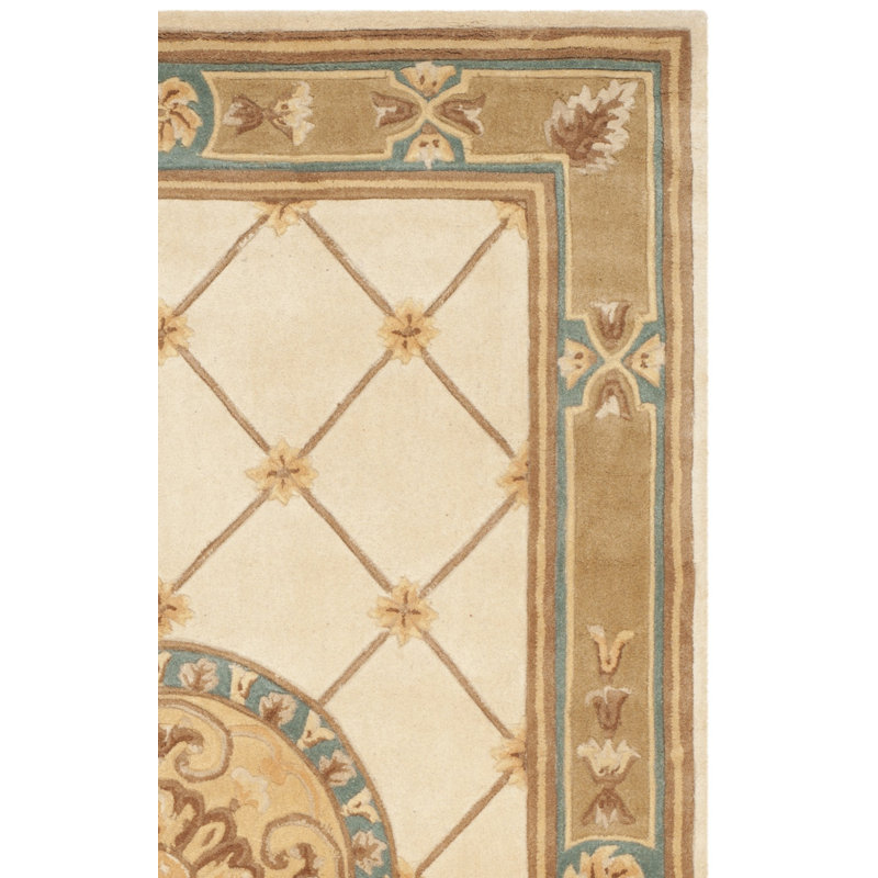 Naples Hand Tufted Wool Pile Oriental Rug, Rectangle 2' x 3'