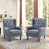 Dark Blue Polyester Blend