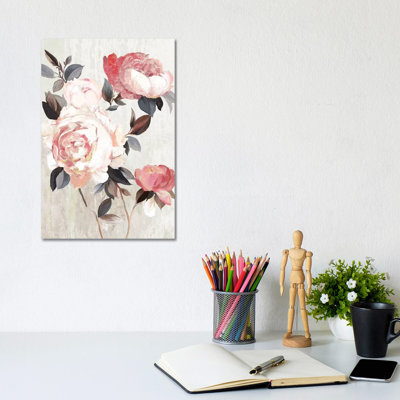 Bloom Of Blush by Asia Jensen - Wrapped Canvas Print