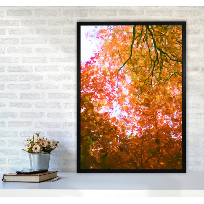 Autumn Leaves - Print, Black Framed, 88cm H x 64cm W x 3cm D