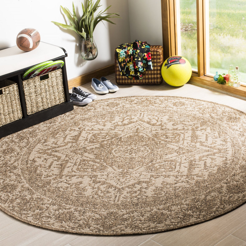 Tapis d'intérieur / extérieur Donivin Performance, Rond 6 pi 7 po