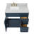 Hamlet 37'' Single Bathroom Vanity with Carrara Marble Top-252106549