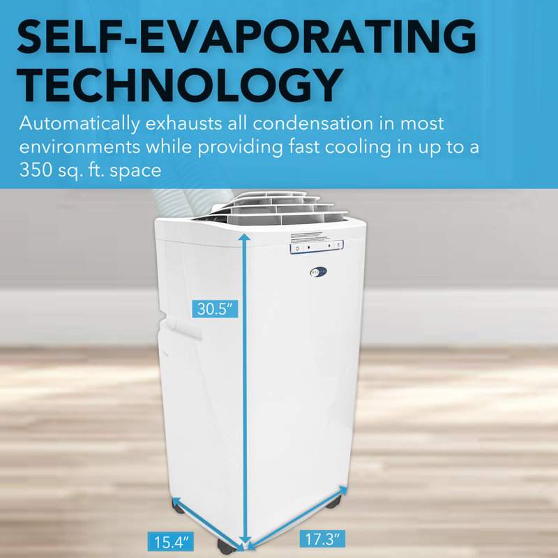 Whynter 11000 BTU Dual Hose Portable Air Conditioner for 350 sq. ft.