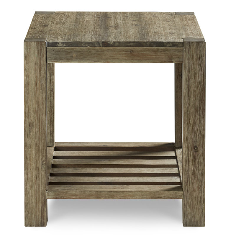 Solid Wood End Table