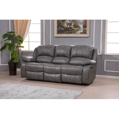 Convergent 85'' Upholstered Reclining Sofa