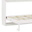 Structure horizontale horizontale, lit escamotable ferme en bois massif