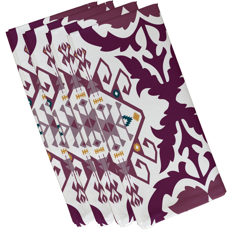Ensemble de serviettes 4 pièces Alfreda, Mauve