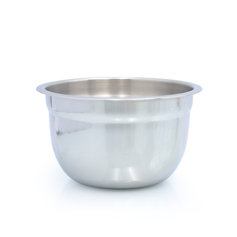 Buckingham Deep Salad Mixing Bowl Stainless Steel for Baking & Food Storage, 17.50 cm