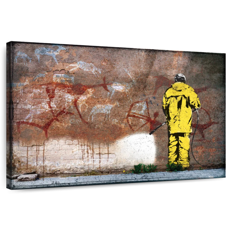 Leisha Street Cleaner, 34" H x 51" W