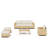 Outdoor 7-piece Rattan Conversation Set With Cushions