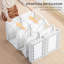 Garde-robe portable, armoire de chambre pliante, organisateur de rangement de vêtements avec 8 compartiments cubes, tringle, portes magnétiques