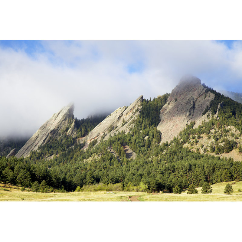 Boulder Colorado Flatirons - Wrapped Canvas Print