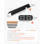 Grille de remplacement en acier 17 po pour barbecue Weber Genesis II 300