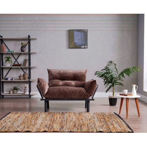 Deshanda Fabric 49'' Reception Loveseat
