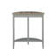 Console Justino en chêne gris et gris